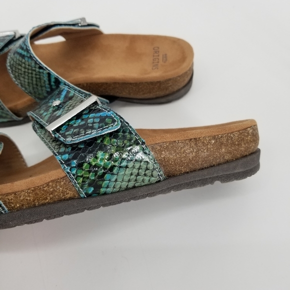 Earth Origins | NWOT Orra Snake Slip On Sandals - Picture 5 of 8